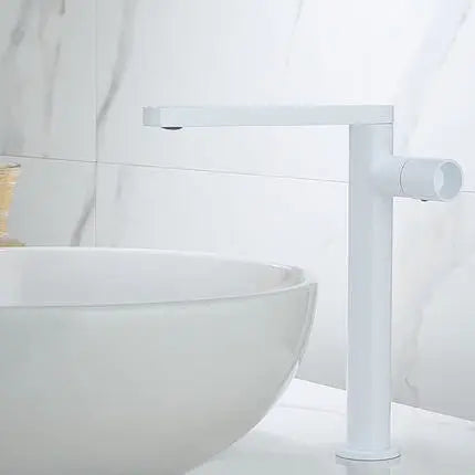 DecorBites™ Brushed Gold Basin Faucet: Single Handle Brass Bathroom Mixer Tap