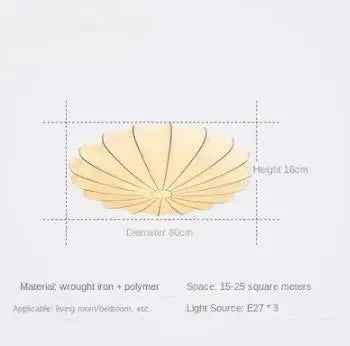 DecorBites™ Cream Flower Pendant Light for Dining & Living Room