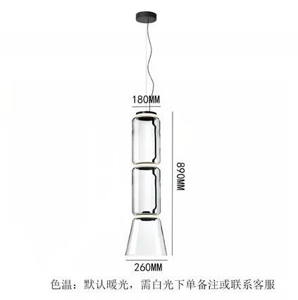 Glass Modern Chandelier Pendant