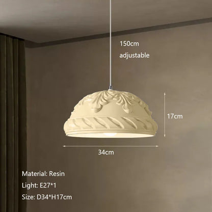 DecorBites™ French Cream Style LED Chandelier for Restaurant Bar and Kitchen