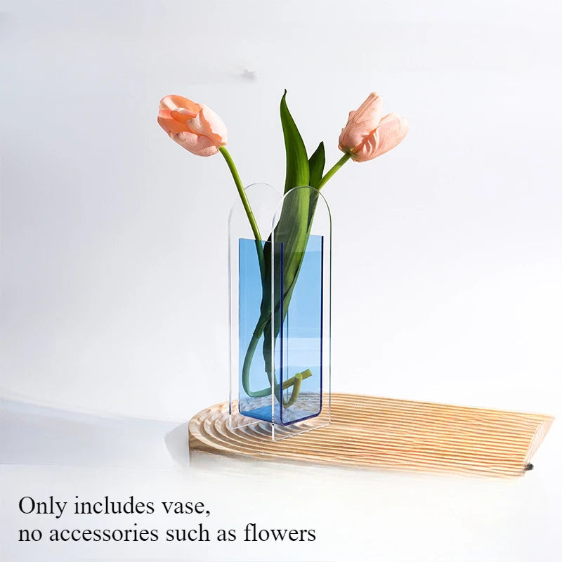 Acrylic Vase Transparent Decoration