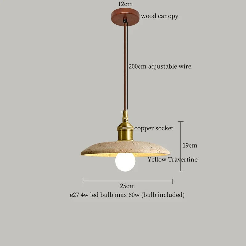 DecorBites™ Glass Ball LED Pendant Light Yellow for Home Decor Dining Living Room
