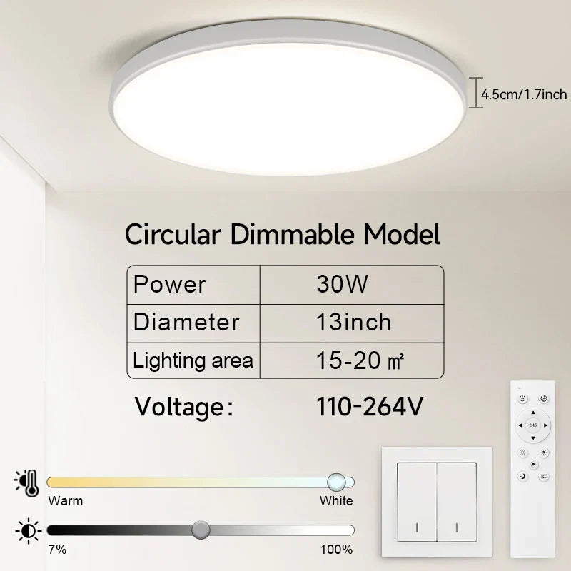 Panel LED Ceiling Chandelier