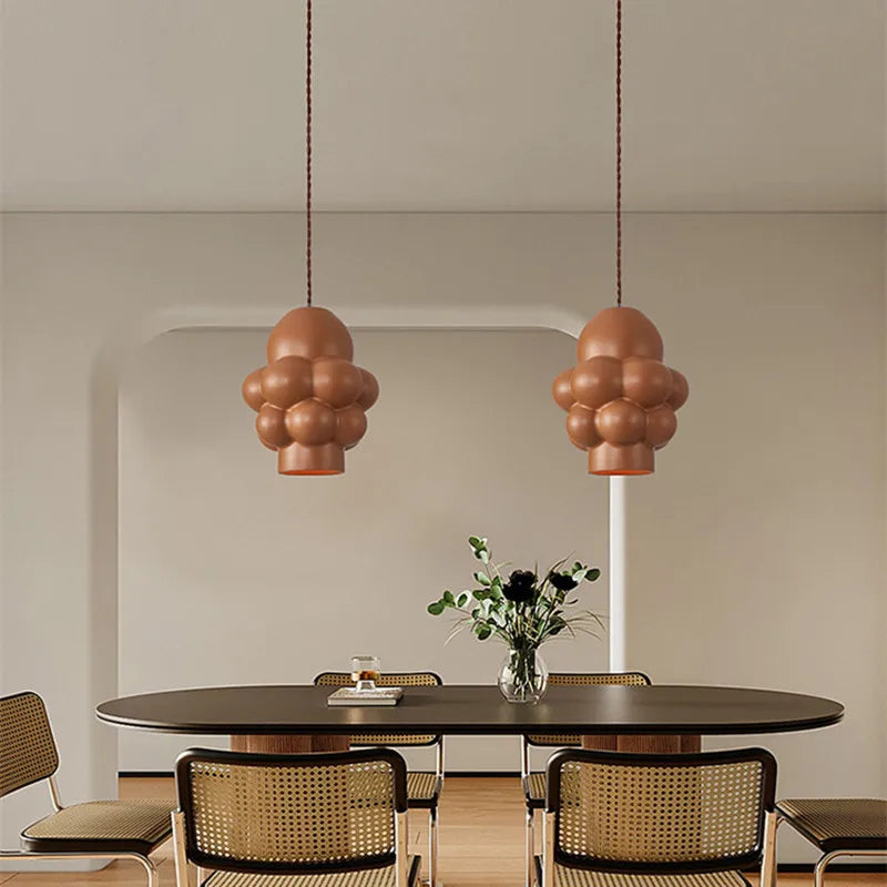 DecorBites™ Creamy Wind LED Chandelier: Nordic Wabi Sabi Style for Dining Room, Bedroom, & Bar