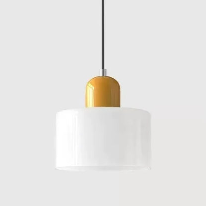 Vintage Stained Glass Mini Pendant Light
