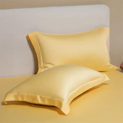 DecorBites™ Egyptian Cotton Pillowcase Set - Solid Color Pillow Shams Covers