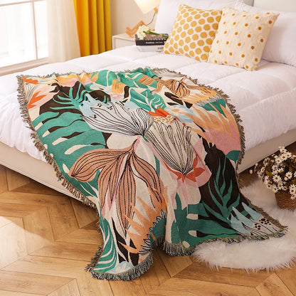 DecorBites™ Gothic Thread Blanket Throw Tapestry - Versatile Home Decor & Outdoor Essential