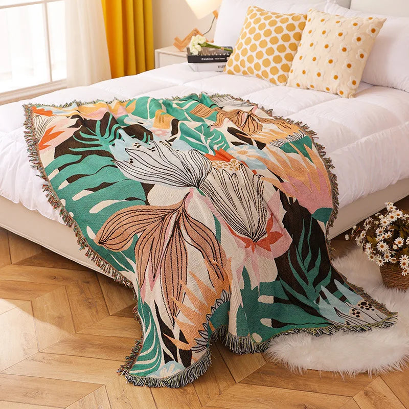 Gothic Cotton Throw Blanket
