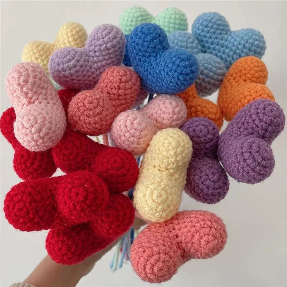 Cotton Crochet Flower Bouquet