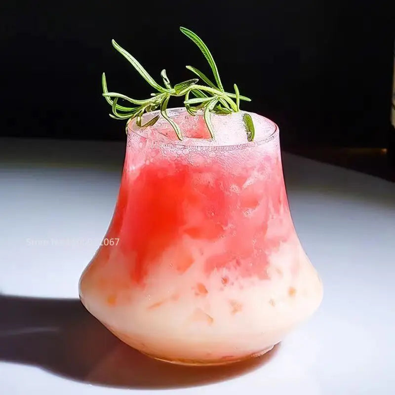 Clear Round Beverage Glass