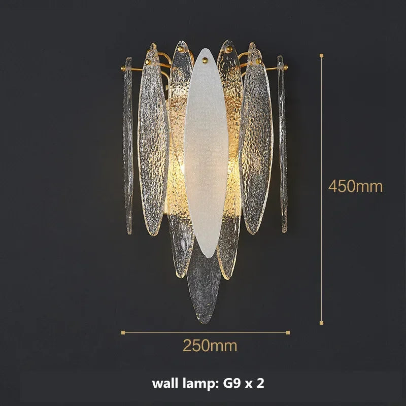 DecorBites™ Gold Metal Chain LED Pendant Lights for Modern Luxury Living Room