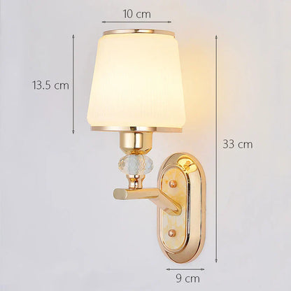 DecorBites™ Crystal Bedside Wall Sconce - Modern Minimalist LED Wall Light Fixtures