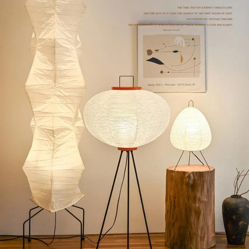 Wabi Sabi Paper Floor Lamp