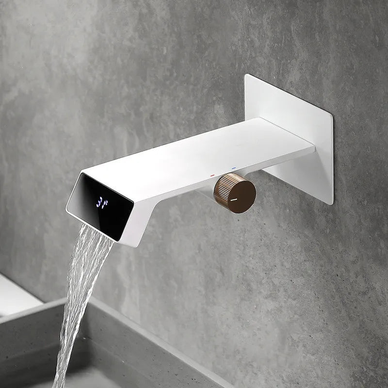 Brass Wall LED Faucet
