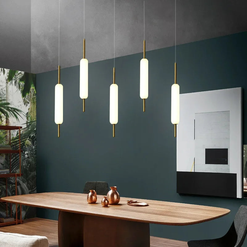 DecorBites™ Glass LED Pendant Chandelier for Bedroom Living Room Lighting