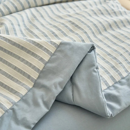DecorBites™ Jacquard Summer Quilt with Soya Fibre Filling - Soft, High-end Cotton Comforter