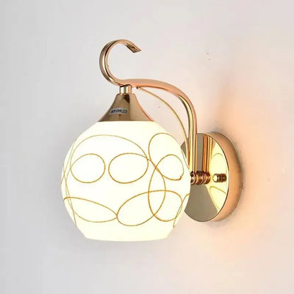 DecorBites™ Crystal Wall Sconce - Elegant Bedroom Wall Light for Home Lighting