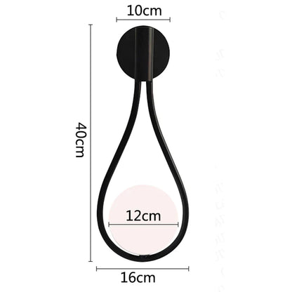 DecorBites™ Glass Ball Pendant Lamps for Home Kitchen Bar Decor & Wall Sconce