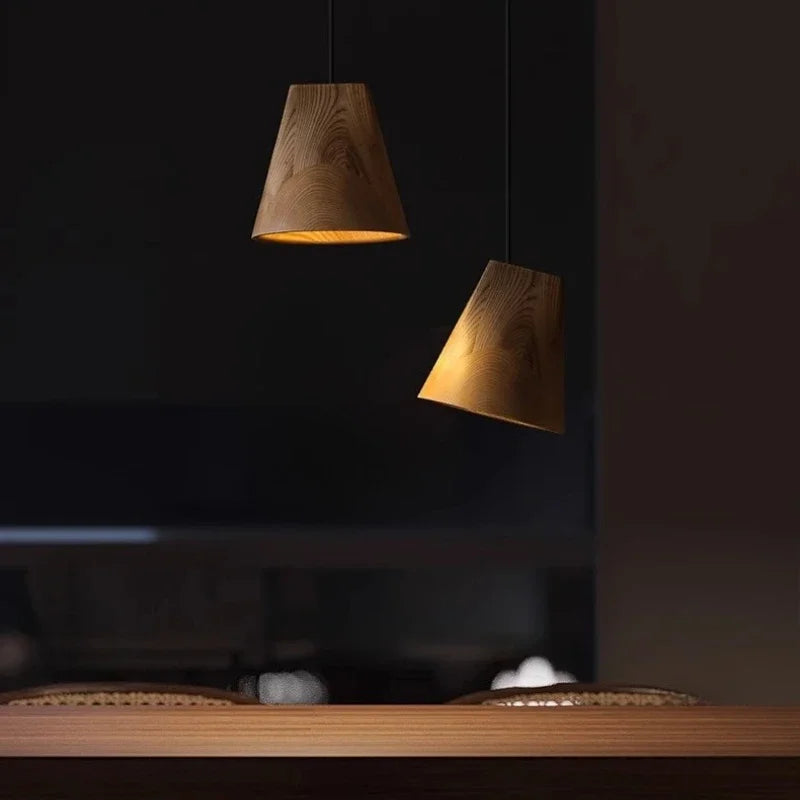DecorBites™ Adjustable Wooden Chandelier for Dining, Living Room & Staircase