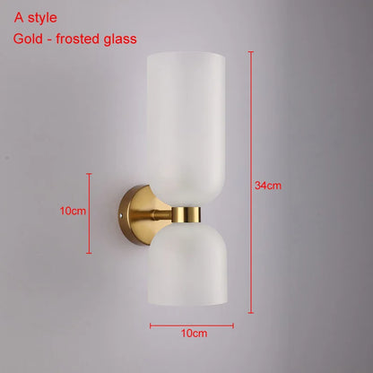 DecorBites™ Glass Ball LED Wall Lamps - Nordic Modern Wall Lights for Bedroom, Bathroom, Staircases