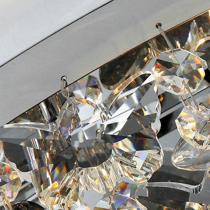 DecorBites™ Crystal LED Ceiling Chandelier for Living, Bedroom, Kitchen, Dining Room