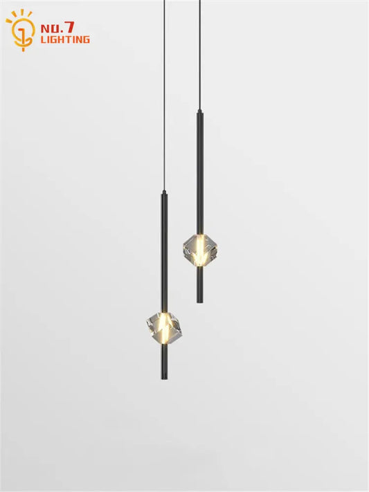 DecorBites™ Crystal Bedroom Pendant Lights LED Modern Minimalist Indoor Lighting