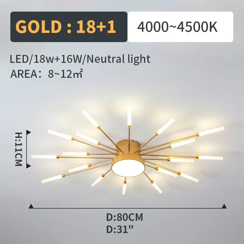 LED Fireworks Pendant Lamp