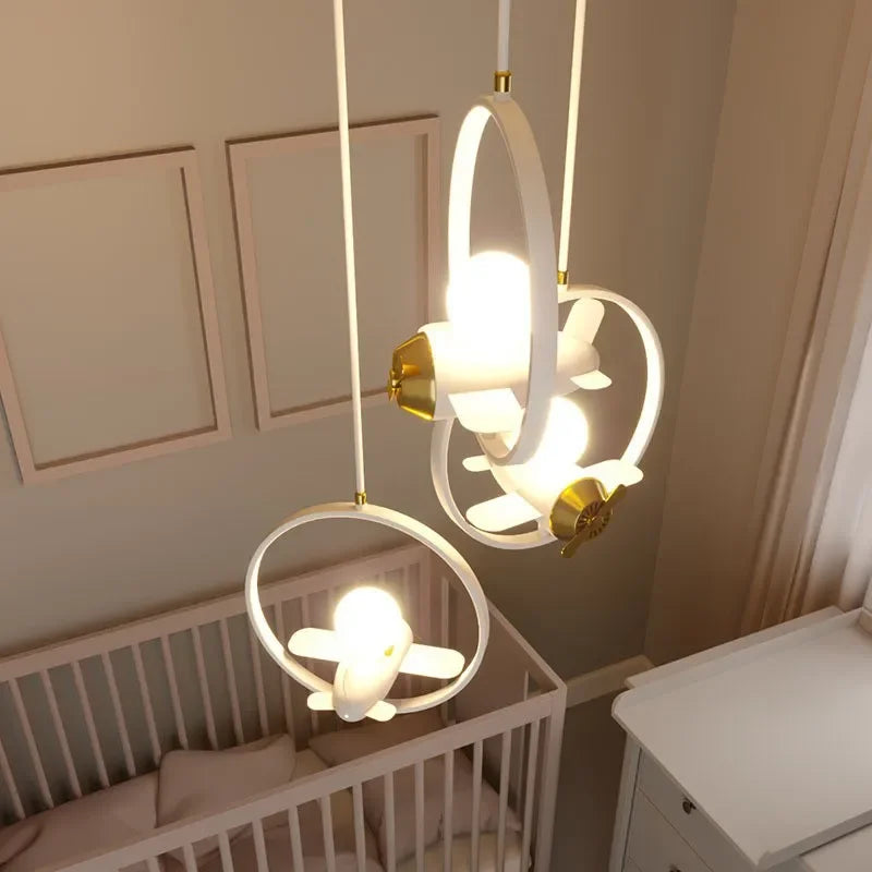 LED Helicopter Chandelier