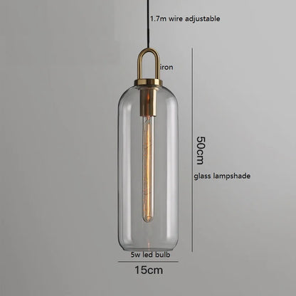 DecorBites™ Glass Ball LED Pendant Light - Modern Hanging Lights for Home, Restaurant, Cafe