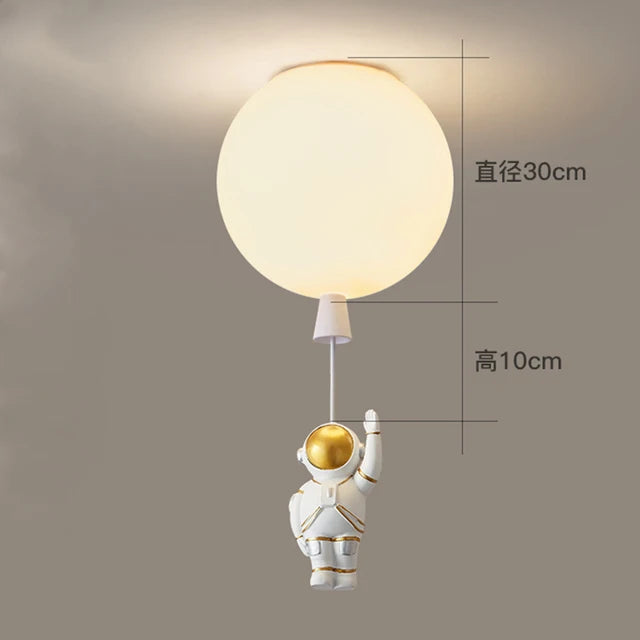Glass Astronaut Pendant Light