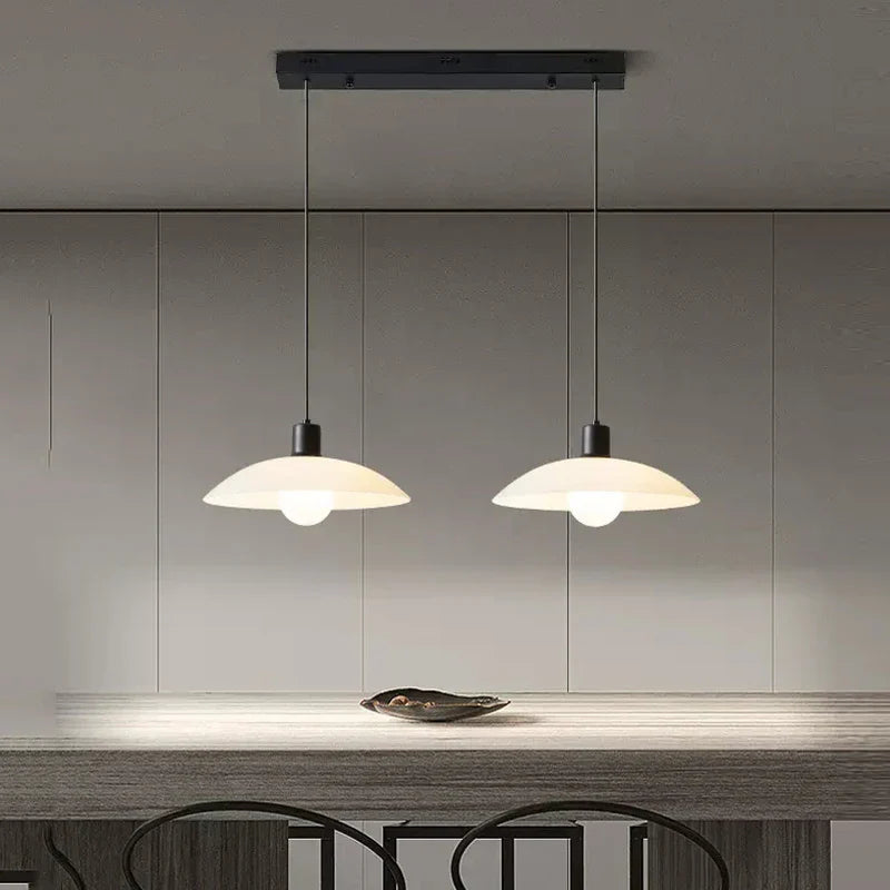 Black LED Minimalist Chandelier