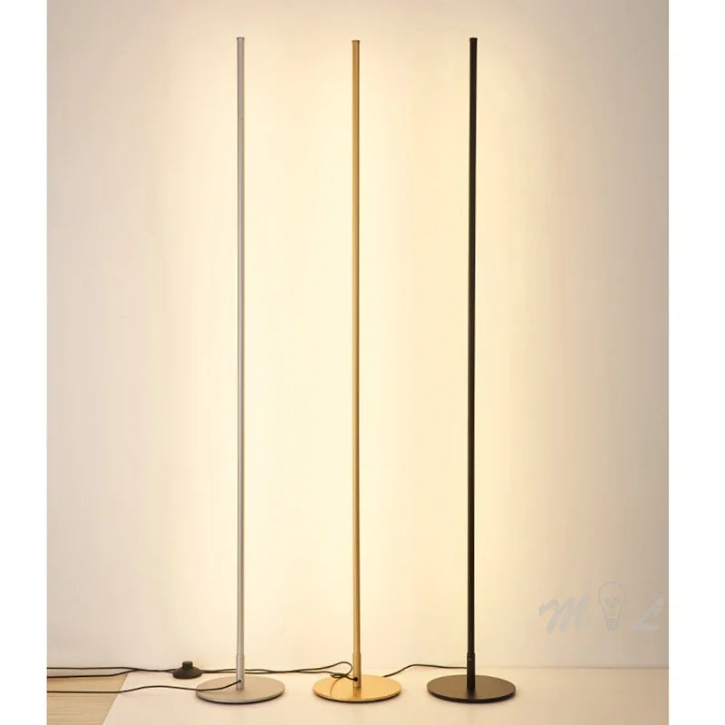 Gold Minimalist Floor Lamp