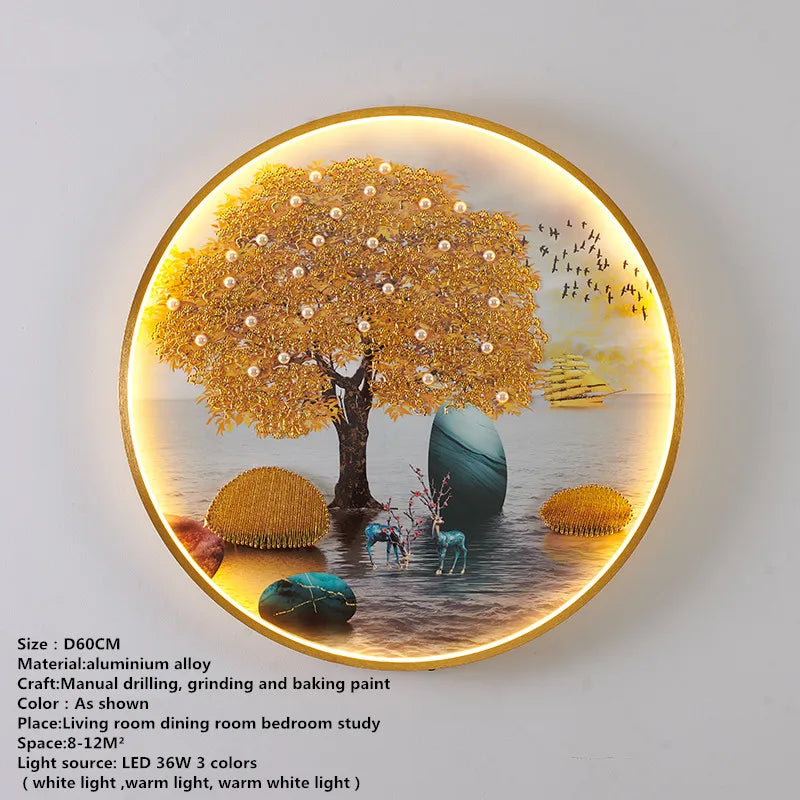 LED Fishes Wall Sconce