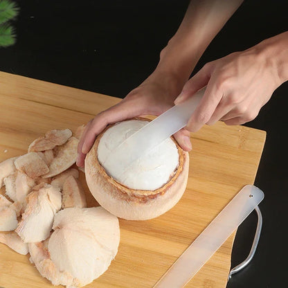 DecorBites™ Coconut Opener Tool | Professional Grade | Reusable & Flexible | Durable Scraping Scraper