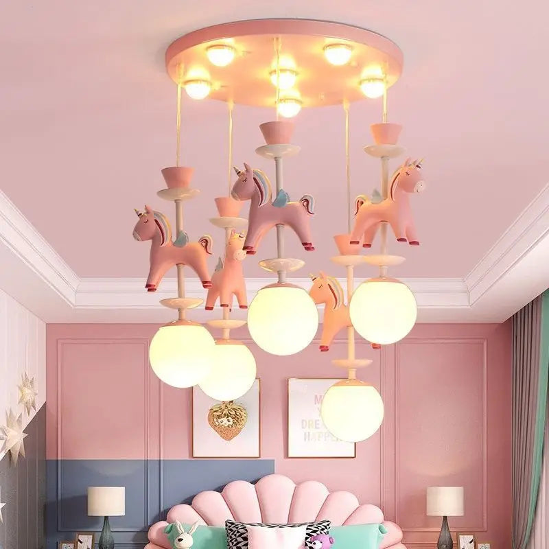 Whimsical Carousel Chandelier