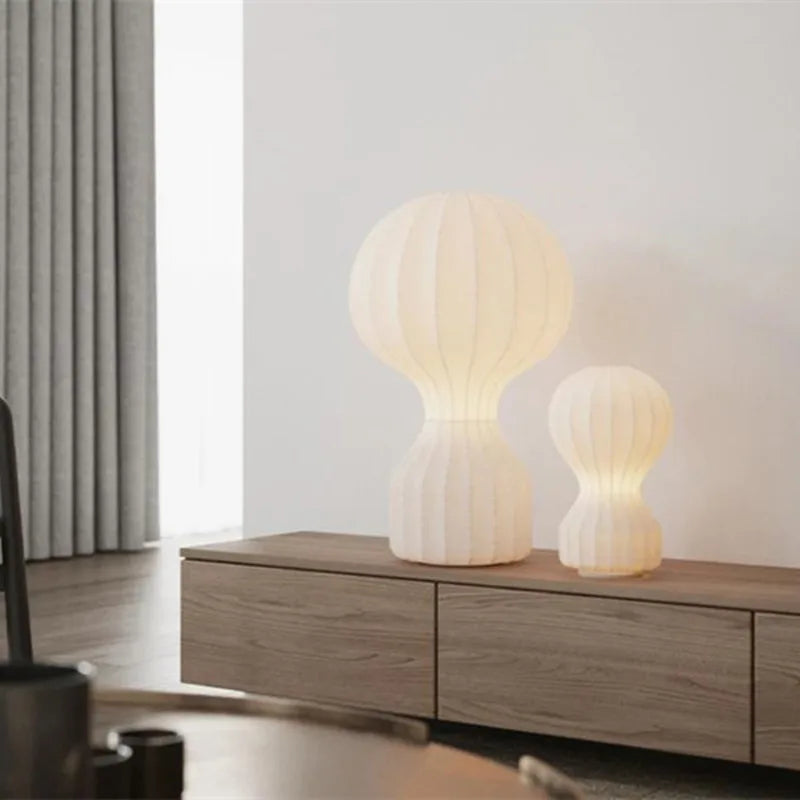 DecorBites™ Gatto Silk Table Lamp Nordic Designer for Living Room Bedroom Home Décor