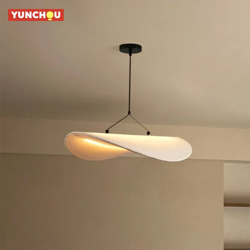 Japanese Wabi-Sabi Silk Tyvek Pendant Light