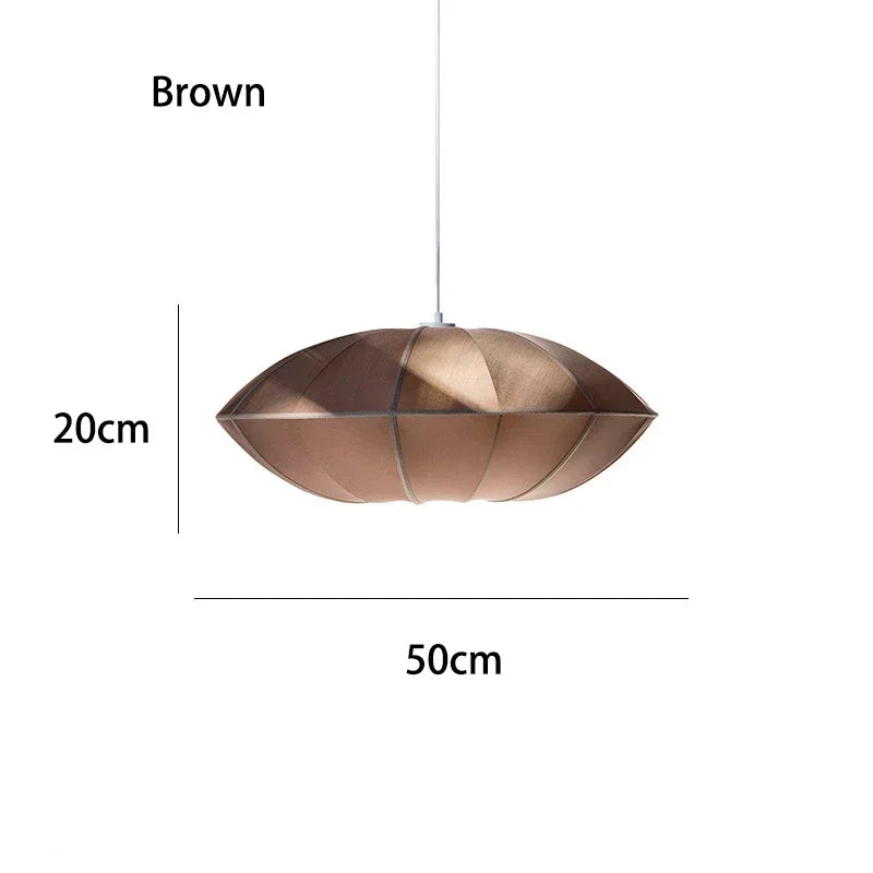 Chrome Umbrella Pendant Lamp