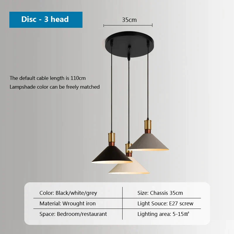 Iron Loft Pendant Chandelier