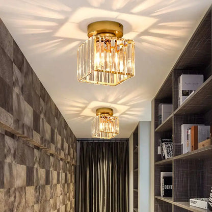 DecorBites™ Crystal Mini Ceiling Lights for Elegant Living Spaces