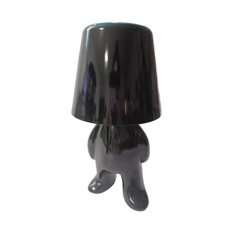DecorBites™ Little Golden Man Table Lamp - Art Decor Night Light for Living Room and Children's Room