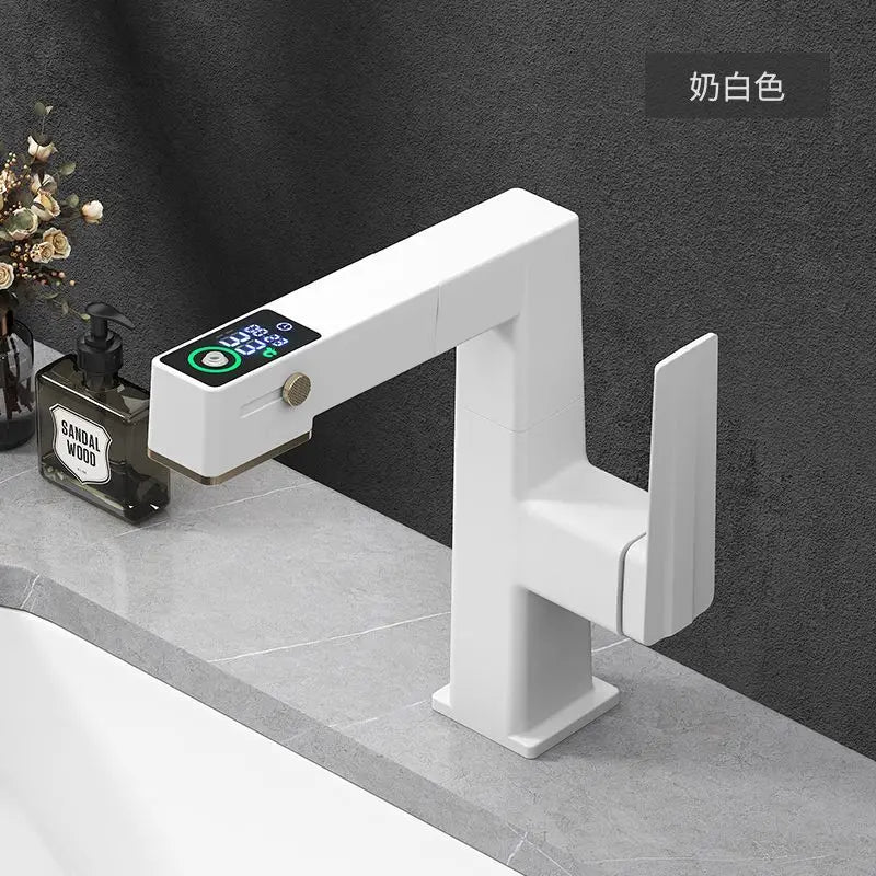 Chrome LED Basin Faucet