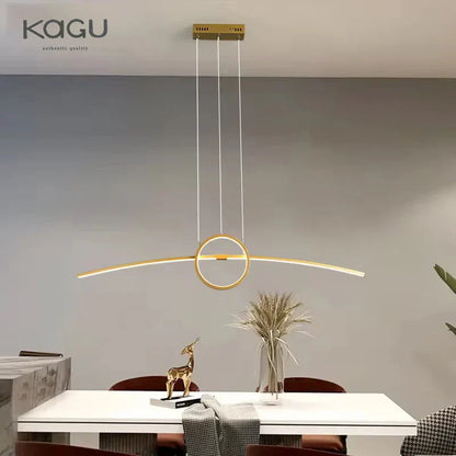 DecorBites™ LED Ceiling Chandelier: Modern Minimalist Kitchen Dining Table Lighting