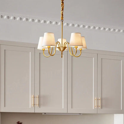 DecorBites™ Copper American Chandelier: Modern Luxury for Living Room, Bedroom, and Restaurant