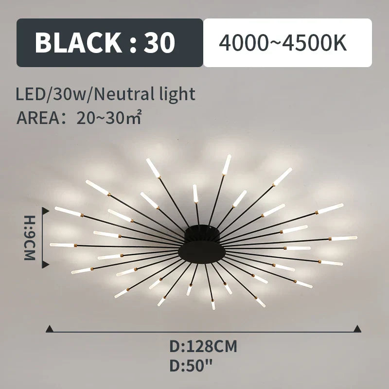 LED Fireworks Pendant Lamp
