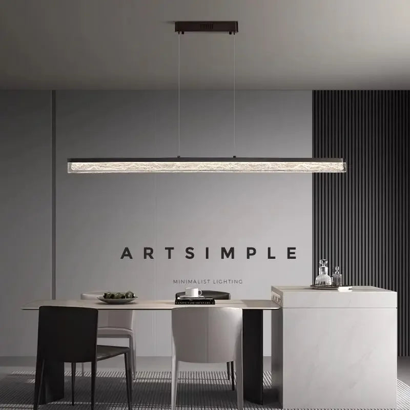 Brushed Gold LED Chandelier