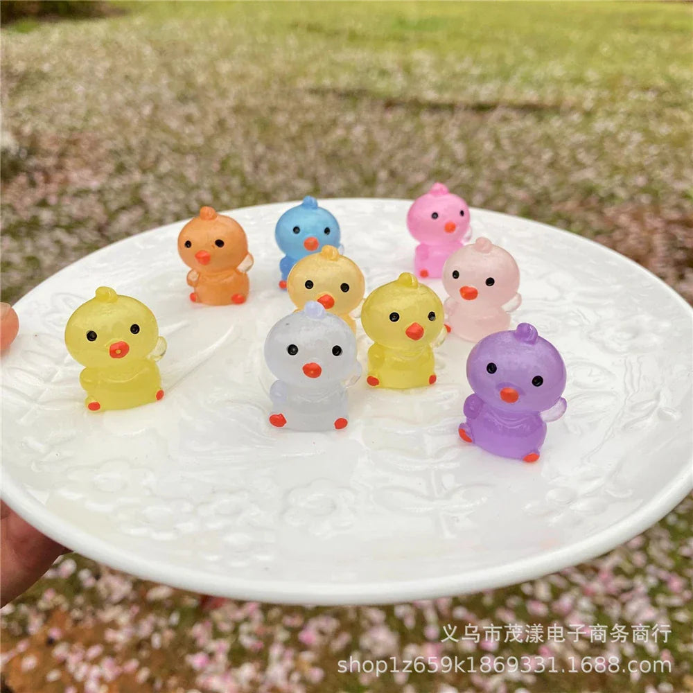 DecorBites™ Kawaii Miniature Animal Figurines for Home Decor and Bookshelf Accessories