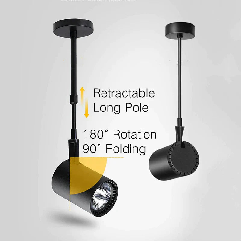 DecorBites™ Adjustable LED Wall Lamp for Modern Industrial Living Room, Bedroom & Gallery