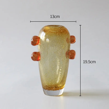 DecorBites™ Creative Bubble Glass Vase Hydroponics Desk Decoration Artificial Flowers Room Decor