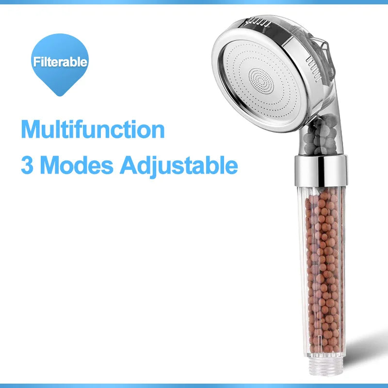 Chrome Spa Anion Shower Head